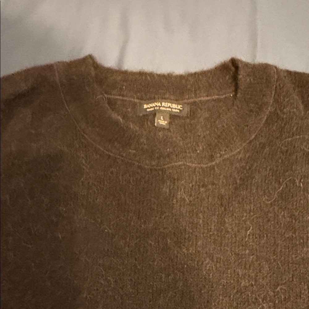 Banana Republic Dark Brown Crewneck Sweater
